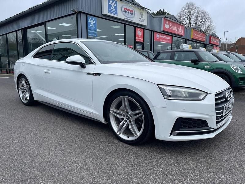 Used Audi A5 S-Line 190 HP (139 kW) 2017 Black Coupe