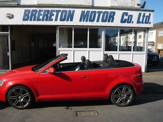 Used Audi A3 Cabriolet S-Line 140 HP (102 kW) 2012 Red Cabriolet