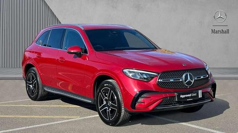 Red Used 2024 Mercedes GLC300e AMG line SUV | £45,480 (Fair price) - Image 1/4