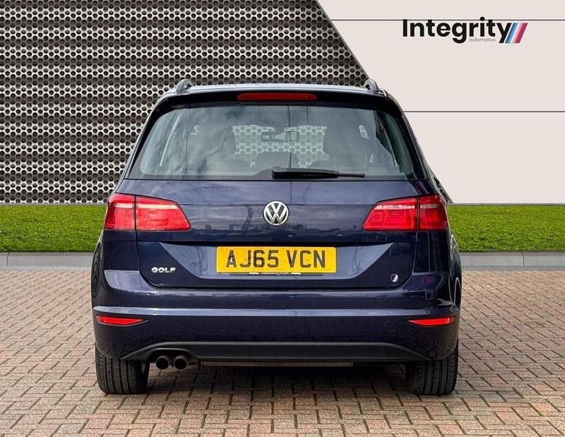 Used VW Golf Sportsvan SE 125 HP (91 kW) 2015 Blue MPV