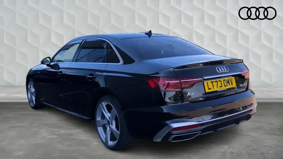 Used Audi A4 S-Line 150 HP (110 kW) 2023 Black Sedan