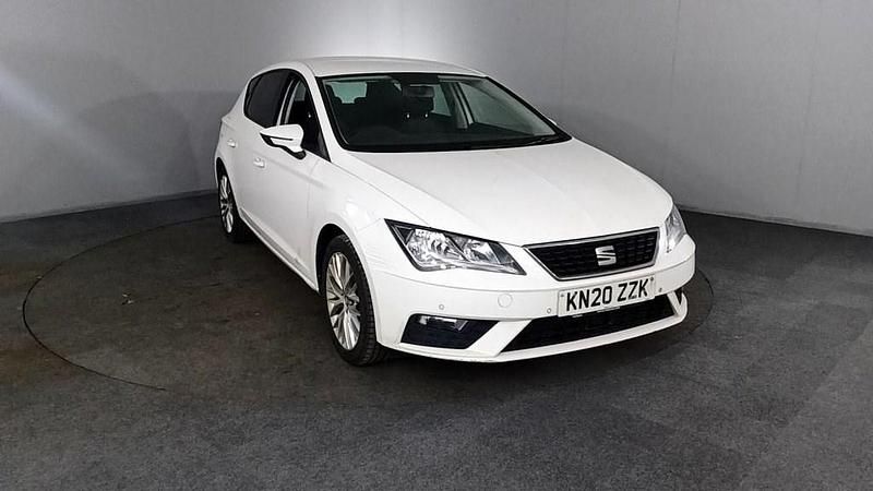 Used Seat Leon SE Dynamic 115 HP (84 kW) 2020 White Hatchback