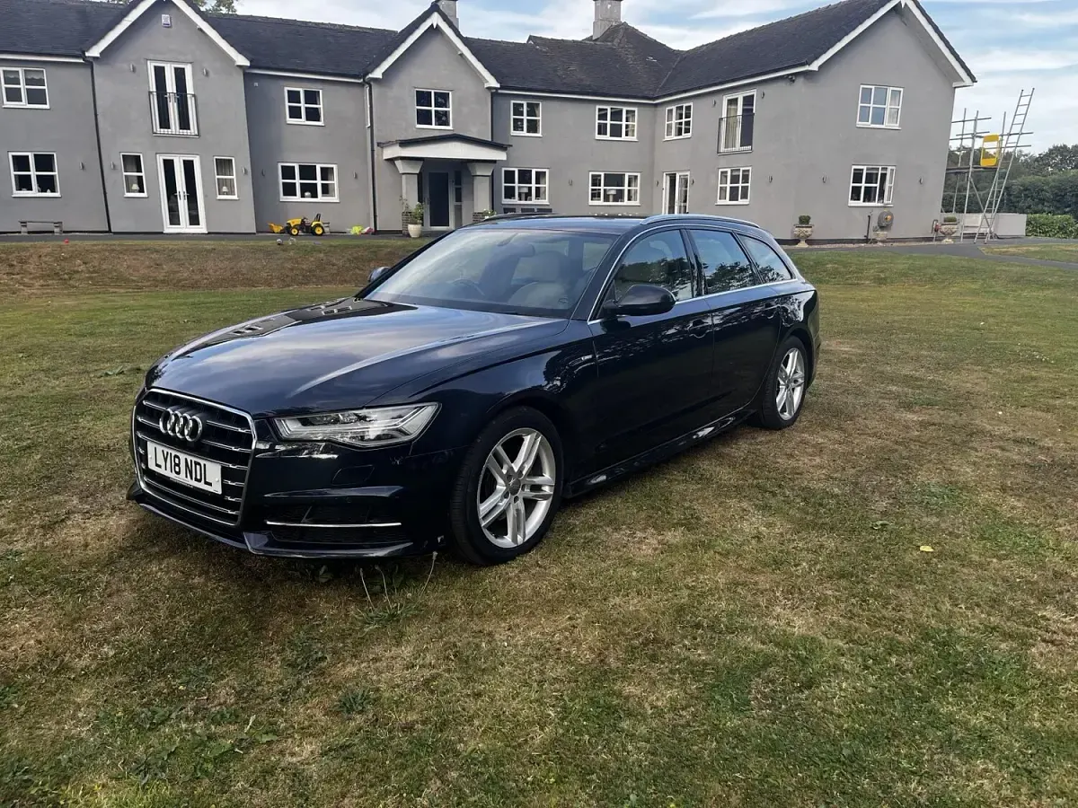 Used Audi A6 S-Line 190 HP (139 kW) 2018 Blue Estate