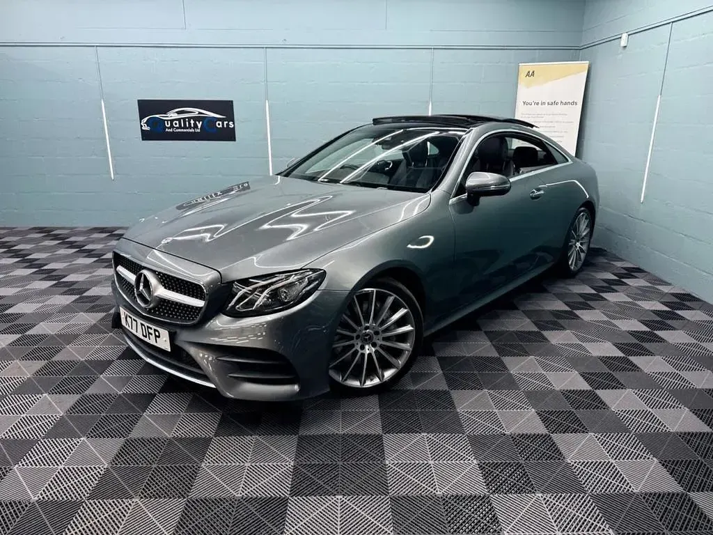 Used Mercedes E400 AMG line 2018 Grey Coupe