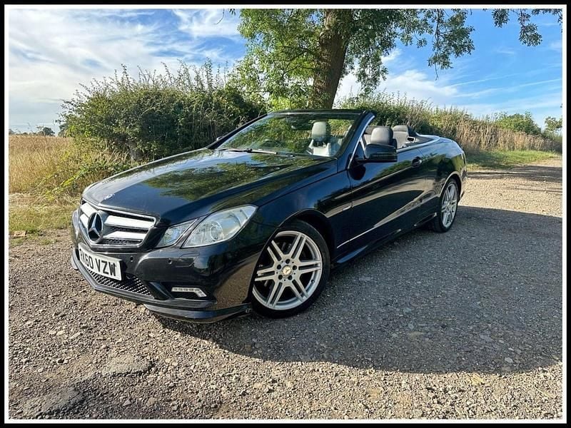 Black Used 2010 Mercedes E250 Cabriolet | £6,995 (A bit pricey) - Image 1/4