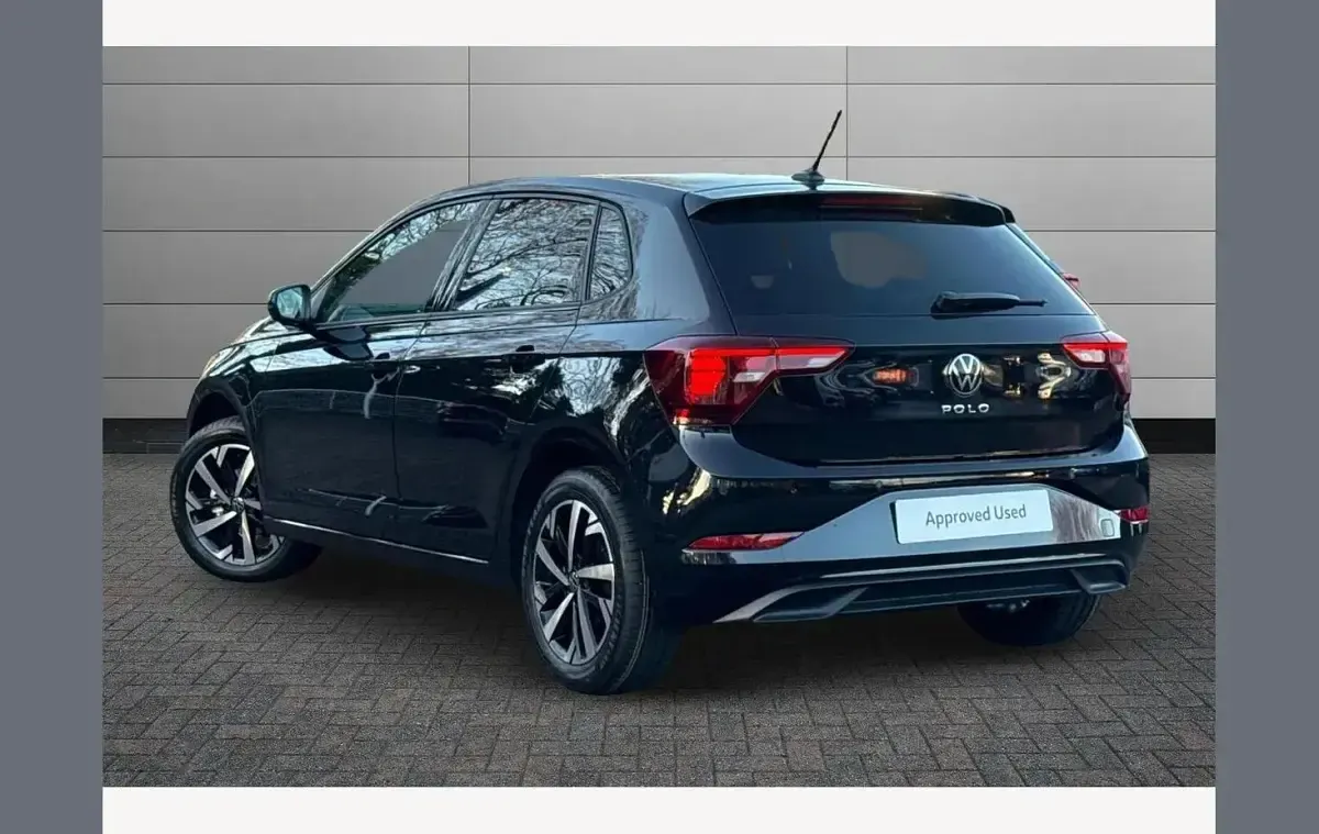 New VW Polo Match 95 HP (69 kW) 2025 Black Hatchback