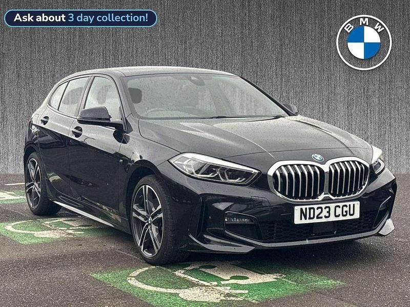 Black Used 2023 BMW 118 M Sport Hatchback | £19,999 (Good price) - Image 1/4