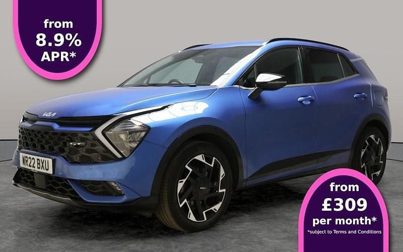 Blue Used 2022 Kia Sportage GT-Line SUV | £21,073 (Fair price) - Image 1/3