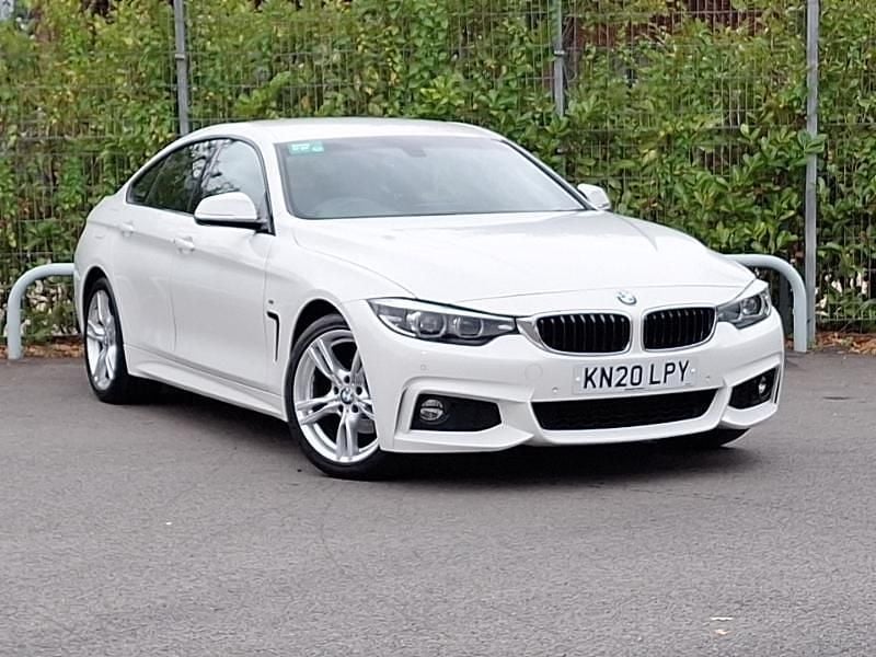 White Used 2020 BMW 420 M Sport Hatchback | £18,498 (Fair price) - Image 1/4