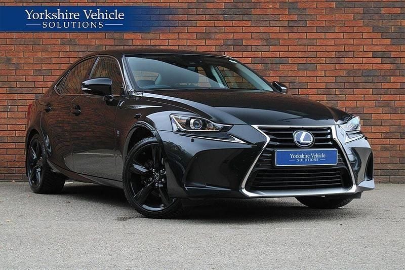 Black Used 2018 Lexus IS300h Sport Line Sedan | £14,989 (Fair price) - Image 1/4
