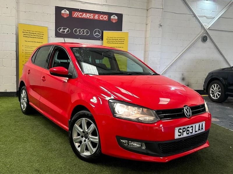 Used VW Polo Edition 75 HP (55 kW) 2013 Red Hatchback
