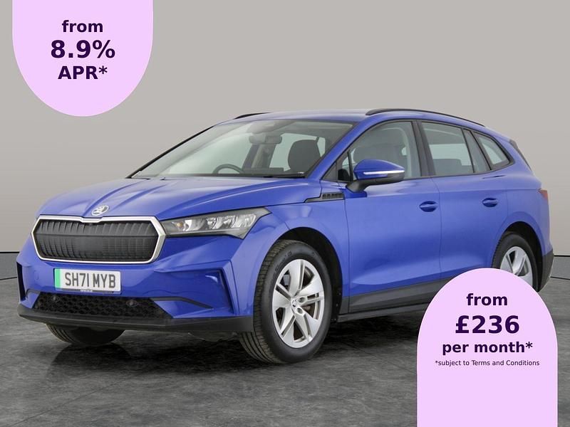 Blue Used 2022 Skoda Enyaq iV ecoSuite SUV | £17,032 (Good price) - Image 1/2
