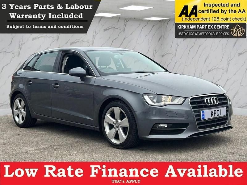 Grey Used 2013 Audi A3 Sportback Sport Hatchback | £5,895 (Fair price) - Image 1/4