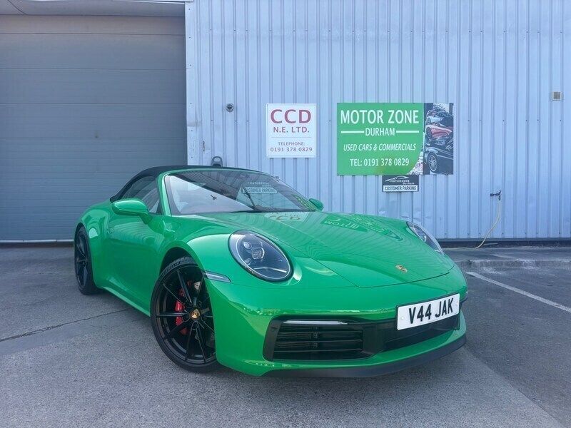 Green Used 2021 Porsche 911 Carrera 4S Cabriolet Cabriolet | £92,995 - Image 1/4