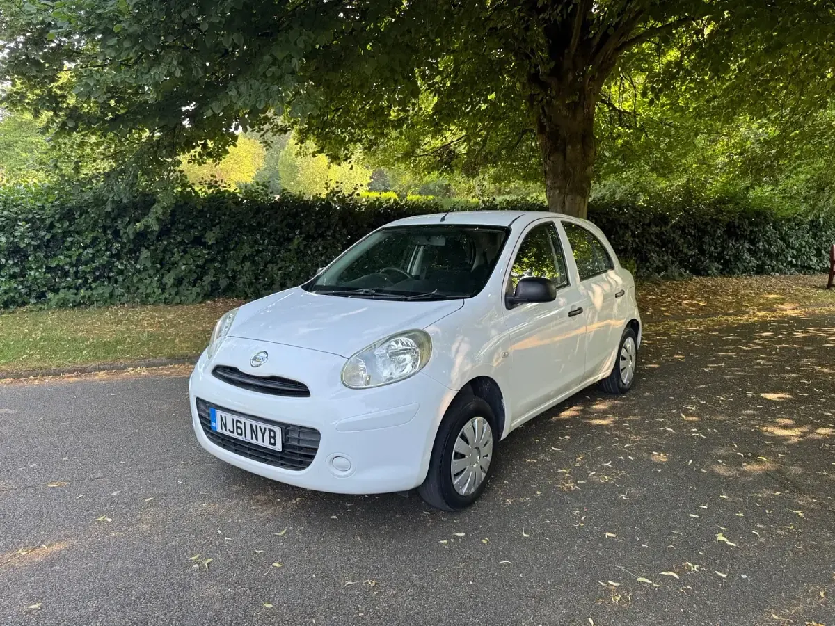 Used Nissan Micra Visia 98 HP (72 kW) 2011 White Hatchback