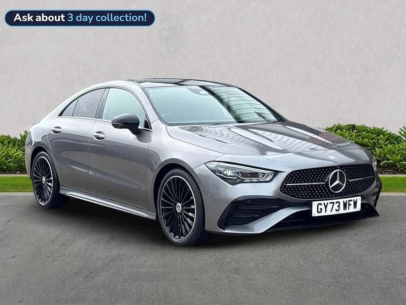 Grey Used 2024 Mercedes CLA200 AMG Line Premium Plus Coupe | £31,129 (A bit pricey) - Image 1/4