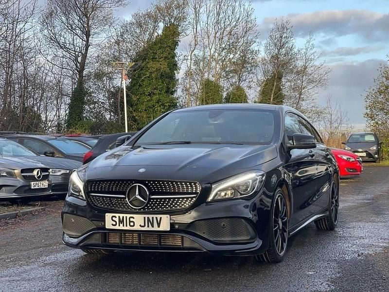 Used Mercedes CLA220 Shooting Brake AMG line 177 HP (130 kW) 2016 Black Estate
