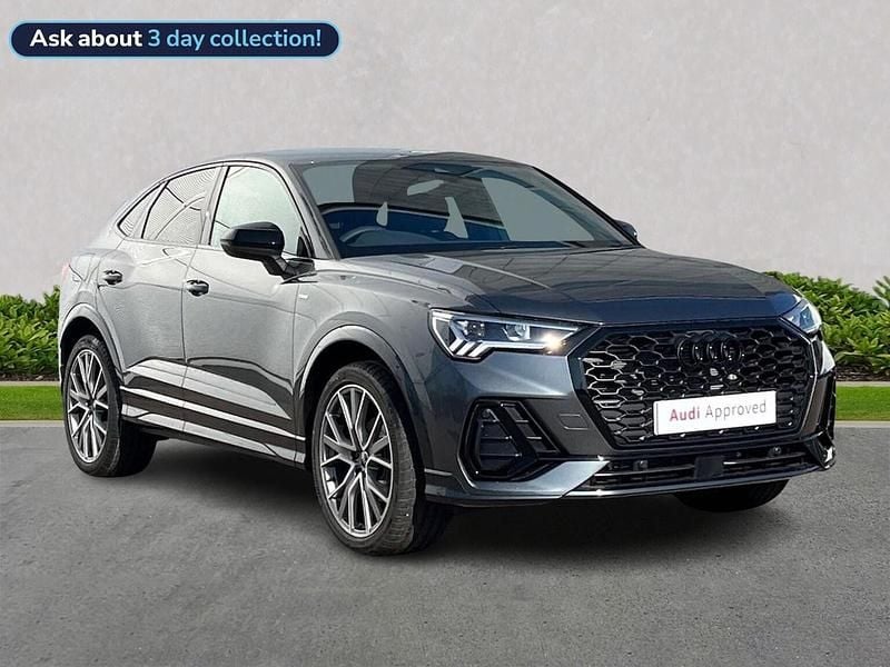 Grey Used 2025 Audi Q3 Black Edition SUV | £37,704 (A bit pricey) - Image 1/4