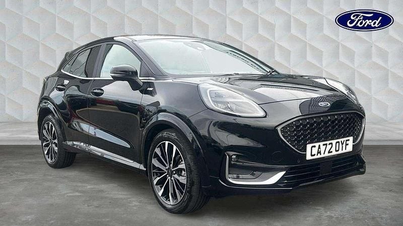 Black Used 2022 Ford Puma ST-Line SUV | £19,195 (Fair price) - Image 1/4
