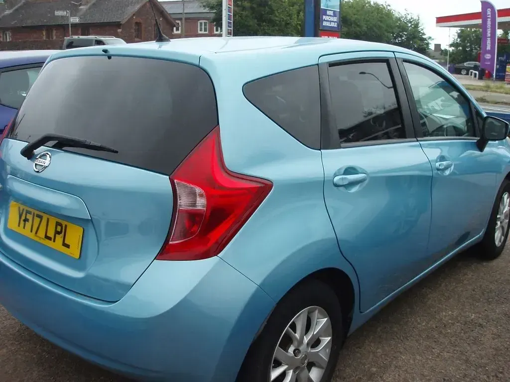 Used Nissan Note Acenta 80 HP (58 kW) 2017 Blue Hatchback
