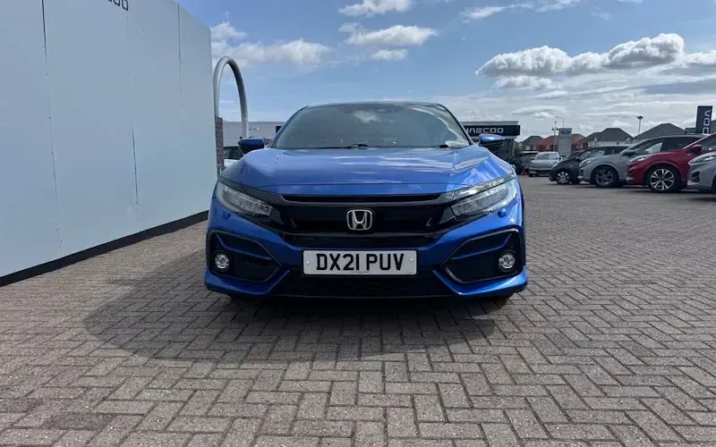 Used Honda Civic EX 126 HP (92 kW) 2021 Blue Hatchback