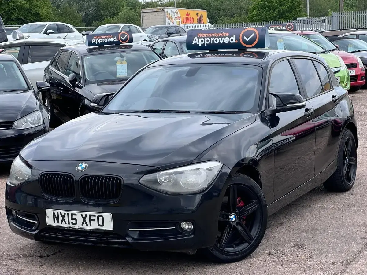 Used BMW 120 Sport Line 2015 Black Hatchback