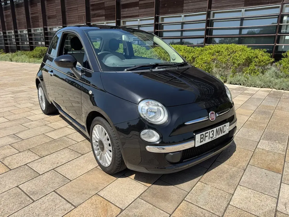 Used Fiat 500 Lounge 69 HP (50 kW) 2013 Black Hatchback