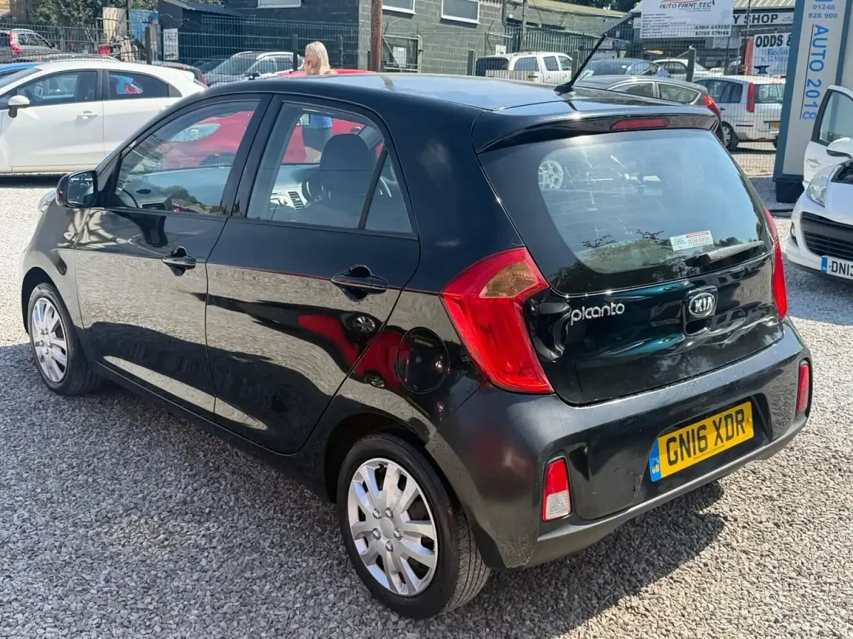 Used Kia Picanto 65 HP (47 kW) 2016 Black Hatchback