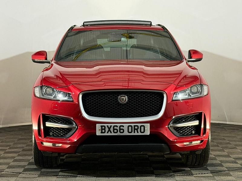 Used Jaguar F-Pace R-Sport 180 HP (132 kW) 2017 Red SUV
