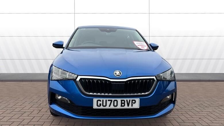 Used Skoda Scala SE 110 HP (80 kW) 2021 Blue Hatchback