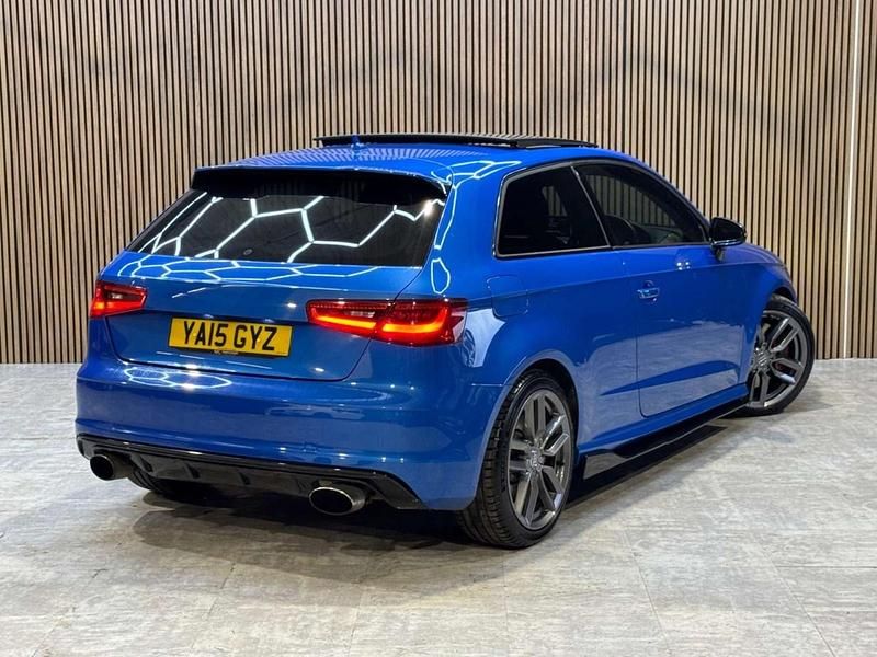 Used Audi S3 Sportback Prestige 300 HP (220 kW) 2015 Blue Hatchback