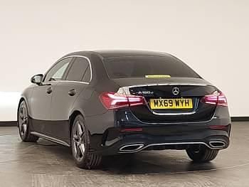 Used Mercedes A180 AMG line 116 HP (85 kW) 2019 Black Sedan