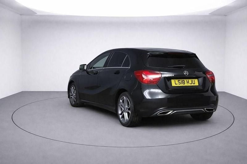 Used Mercedes A200 Sport Edition 136 HP (100 kW) 2018 Black Hatchback