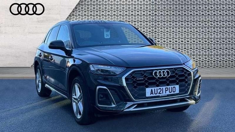 Black Used 2021 Audi Q5 S-Line SUV | £24,282 (Good price) - Image 1/4