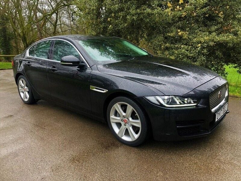 Black Used 2017 Jaguar XE Portfolio Sedan | £15,490 (Fair price) - Image 1/4