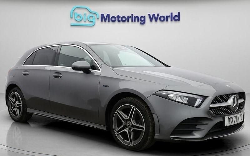 Used Mercedes A250 AMG line 259 HP (190 kW) 2021 Grey Hatchback