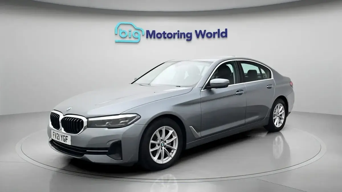 Used BMW 520 2021 Blue Sedan