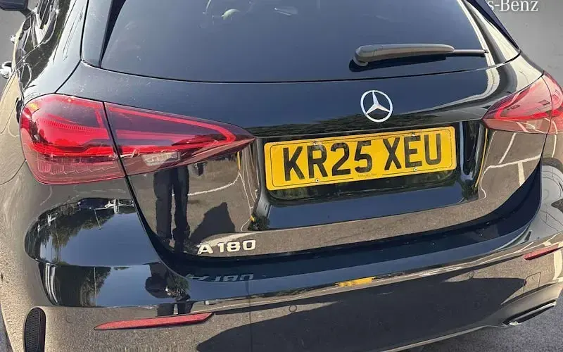 Used Mercedes A180 AMG line 136 HP (100 kW) 2025 Black Hatchback