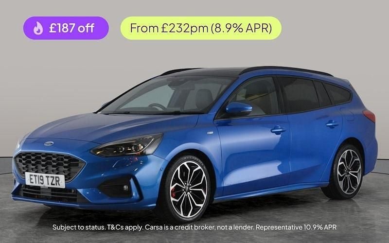 Blue Used 2019 Ford Focus ST-Line X Estate | £12,994 (Fair price) - Image 1/2