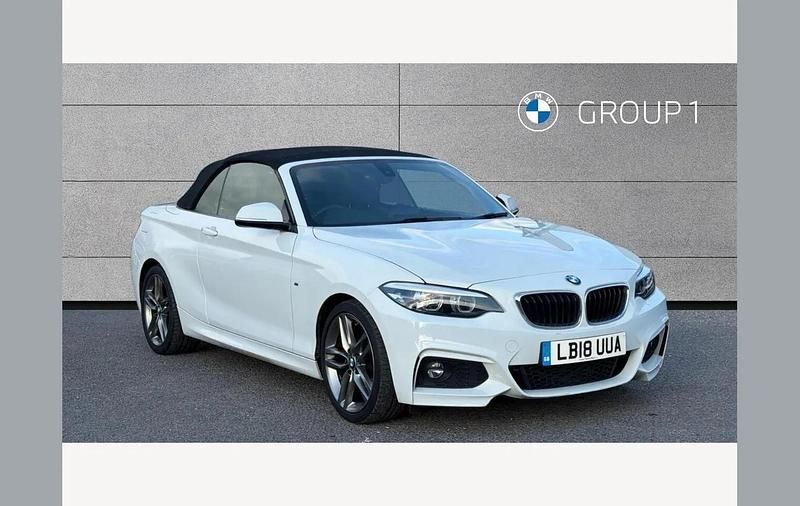 Used BMW 218 M Sport 150 HP (110 kW) 2018 White Cabriolet