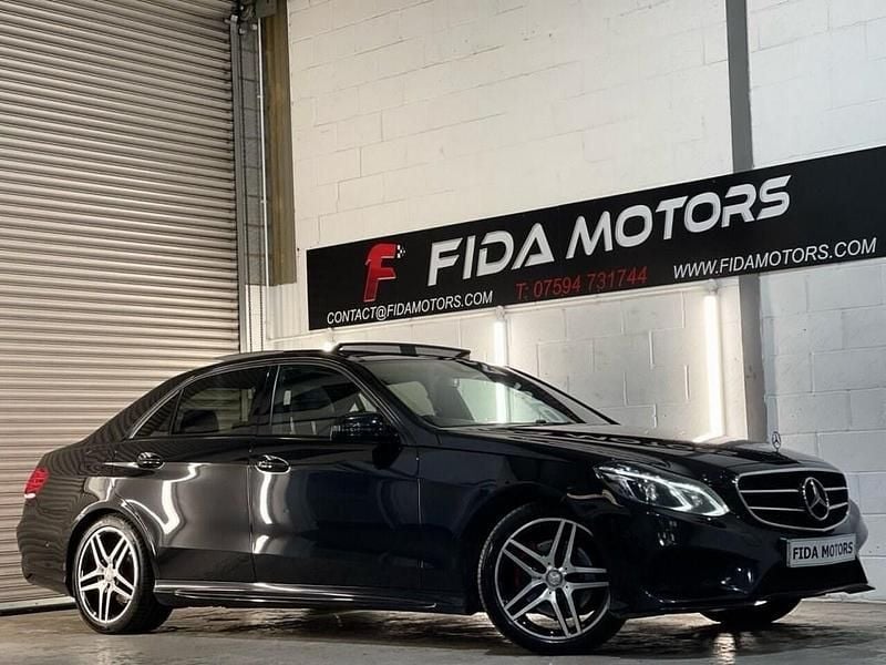 Black Used 2015 Mercedes E250 Premium Plus Sedan | £9,995 (Fair price) - Image 1/4