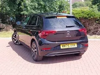 New VW Polo Match 95 HP (69 kW) 2025 Black Hatchback