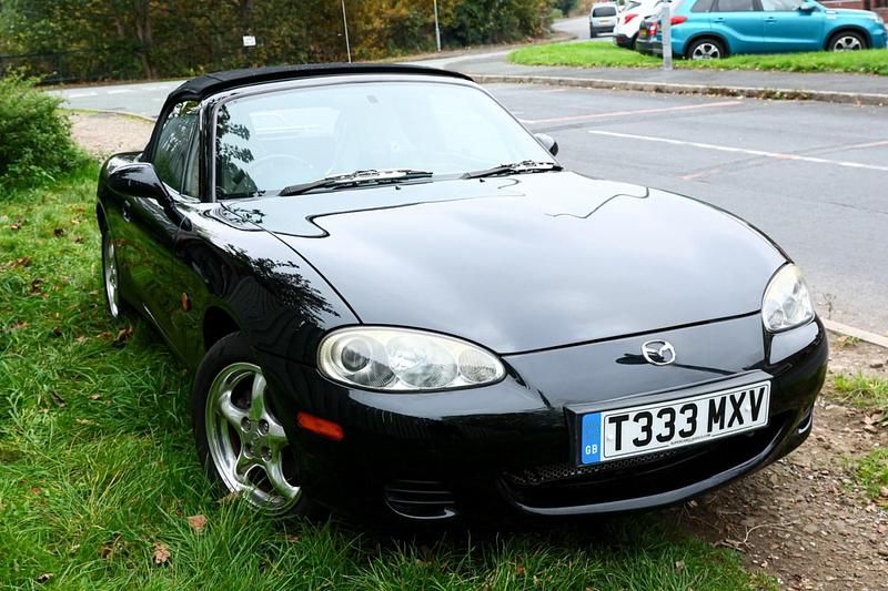 Black Used 2002 Mazda MX5 Cabriolet | £1,000 (Super price) - Image 1/4