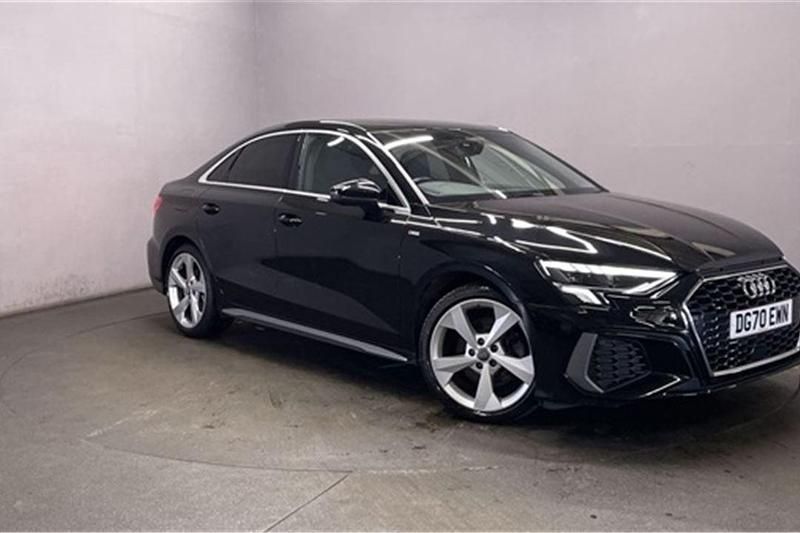 Black Used 2020 Audi A3 S-Line Sedan | £18,999 (Good price) - Image 1/4