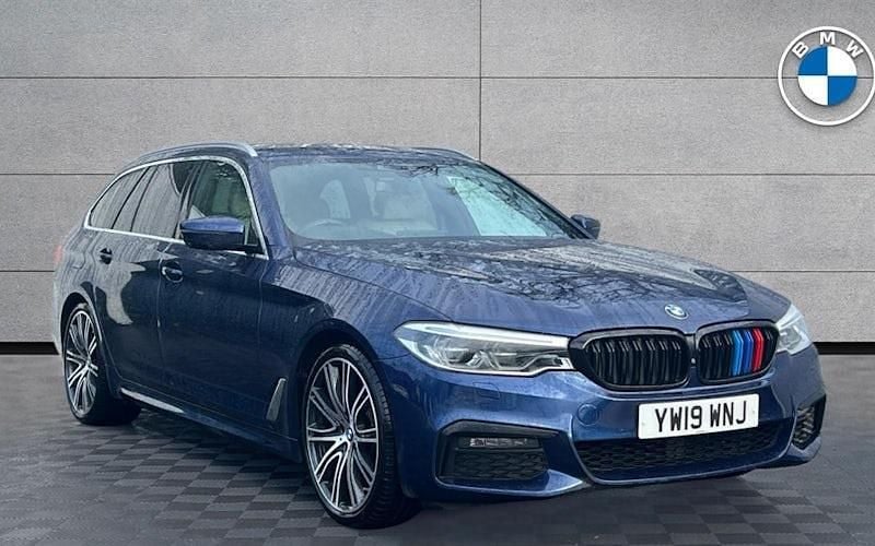 Used BMW 520 M Sport 190 HP (139 kW) 2019 Blue Estate