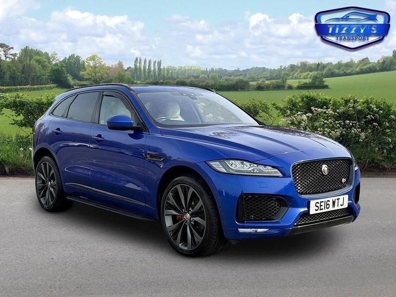 Used Jaguar F-Pace First Edition 300 HP (220 kW) 2016 Blue SUV