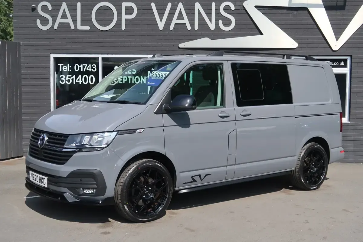 Used VW T6.1 Highline 150 HP (110 kW) 2020 Grey Van