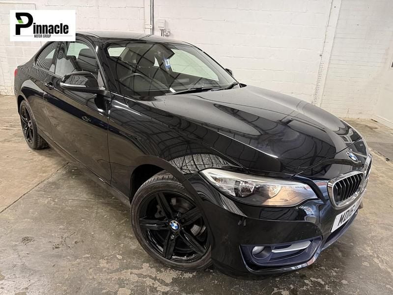 Used BMW 218 Sport Line 136 HP (100 kW) 2016 Black Coupe
