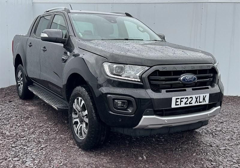 Black Used 2022 Ford Ranger Wildtrack Pickup | £19,200 (Good price) - Image 1/4
