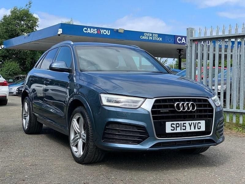 Blue Used 2015 Audi Q3 S-line plus SUV | £13,995 (Fair price) - Image 1/4